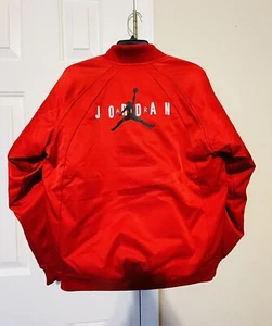 Nike Air Jordan Boys Jumpman Bomber Jacket Youth XL Red Full Zip - Picture 1 of 9