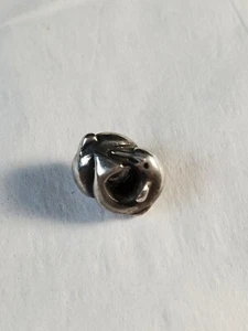LAA Trollbeads Sterling Dolphins Charm - Picture 1 of 6
