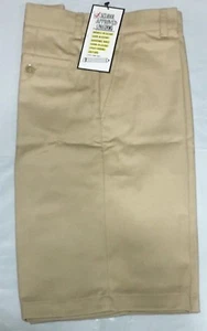 Slazenger School Uniform Boys Shorts, Stain Resistant Khaki, Size L,YBU401 - Picture 1 of 3