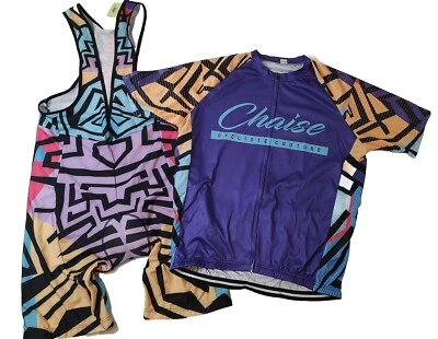 Chaise Cycliste Couture Khaya Bib shorts And Jersey Mens 2XL Bicycle Clothing - Image 1 of 4