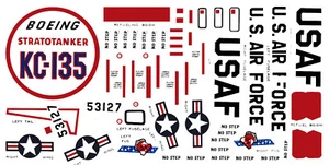 REPRO DECALS REVELL B-52, + X-15 B-47 KC-135 P6M C-130 B-29/DAUNTLESS DOTTIE - Picture 1 of 12
