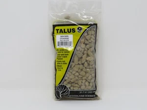 Woodland Scenics 1276 Brown Coarse Talus Rock Debris Train Layout Scenery Detail - Picture 1 of 3