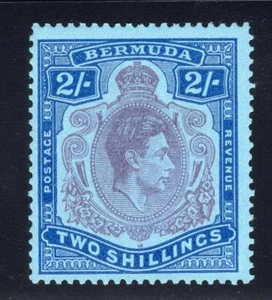 1950 Bermuda. SG#116e. Mint, Hinged, FVF. - Picture 1 of 2