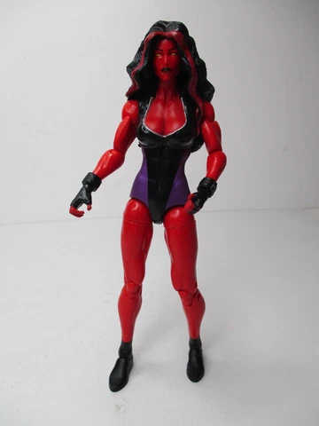 HASBRO MARVEL LEGENDS RED SHE-HULK LOOSE ACTION FIGURE HIT MONKEY BAF SERIES Cover