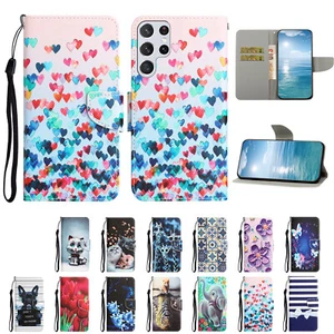 For Samsung Galaxy S20 S21 S22 S23 S24 Magnetic Flip Holder Wallet Phone Case - Photo 1 sur 106