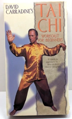 1997 David Carradines Tai Chi Workout For Beginners VHS Tape (Sealed, New) - Image 1 of 4