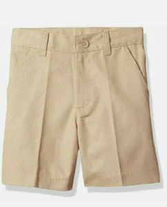 Classroom School Uniforms Boys Flat Front Shorts, Khaki, 8 - Picture 1 of 3