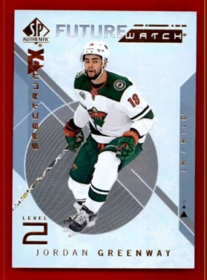2018-19 SP Authentic Spectrum FX #S79 Jordan Greenway FW. - Image 1 of 2