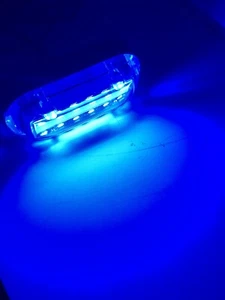 Pontón marino manchado Pactrade luz azul submarino 6 LED 12V - Imagen 1 de 3