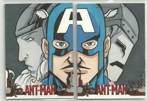 2015 Upper Deck Marvel Ant-Man Avengers 2 Card Puzzle Sketch by Bryan Kaiser - Picture 1 of 1