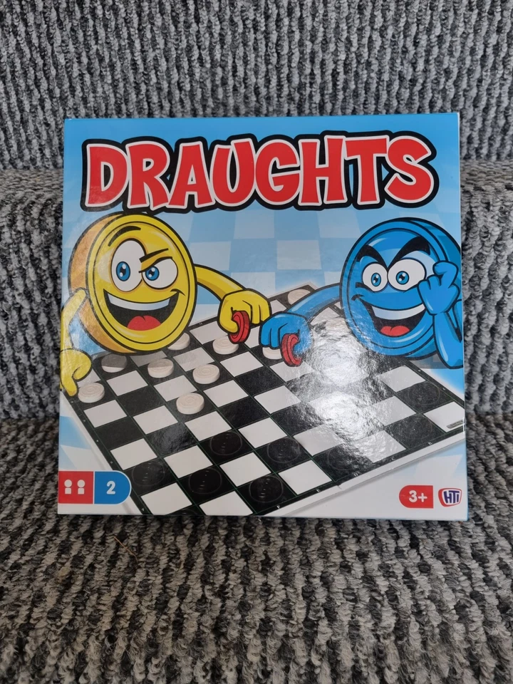 Classic Draughts Checkers Board Game Family Kids Traditional Folding Board Game - Image 1 of 1