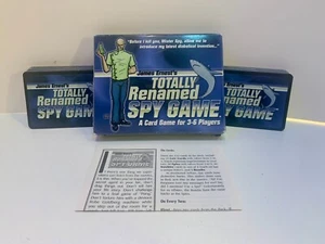 TOTALLY RENAMED SPY GAME Card Game - 2004 James Ernest 100% COMPLETE 007 esque - Picture 1 of 1