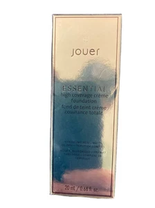 Jouer Cosmetics Essential High Coverage Creme Foundation Cashew 20 ml - Picture 1 of 2