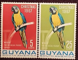 Guyana - 1968 - Sc 34 - 35 - Christmas Birds MNH