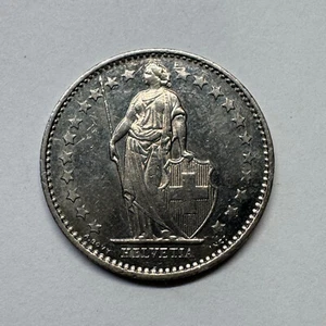 1980 Switzerland 1/2 Franc - Beautiful Coin - #B-039 - Picture 1 of 2