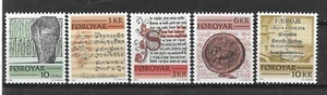 LOTE 6158 DE 5 SELLOS DE ISLAS FEROE - Imagen 1 de 1