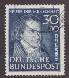 1951 Germany Sc# B323 Semi-postal - Heinr. Pestalozzi educator - Used Cv$90 - Picture 1 of 1