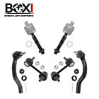 6pcs For Honda Accord EX 2003-2007 V6 3.0L Inner Outer Tie Rod Sway Bar Link