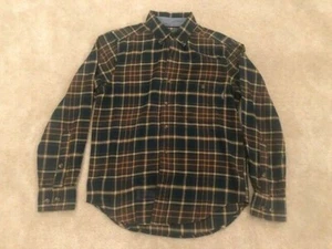 NEW! Woolrich Men's Trout Run Shirt Flannel Green Plaid Size Small - Picture 1 of 5