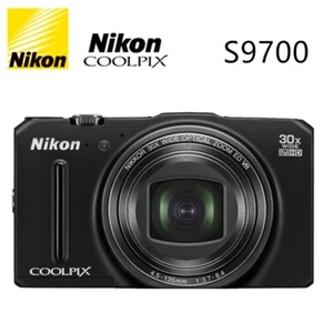 Nikon COOLPIX S9700 16.0MP Digital Camera 30x Optical Zoom Black  English - Picture 1 of 8