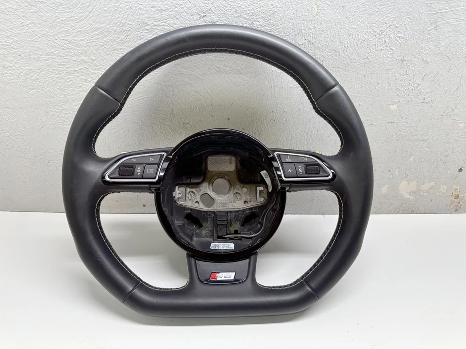 Volante Audi S6 P301102 2017 2018 con cambio de paleta 3 radios 39 k millas OEM Foto 1 de 4