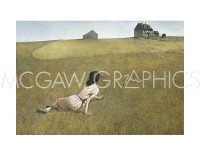 Christina's World 1948, Andrew Wyeth, Wall Decor Art Print Poster 11" x 14" 532 - Image 1 of 3