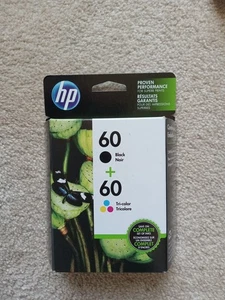 Genuine HP 60 Black + Tri Color Ink Cartridges--FREE SHIPPING! - Picture 1 of 1