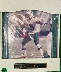 NFL Miami Dolphins Junior Seau #55 Green Marble Plaque in Box NWT - Picture 1 of 2