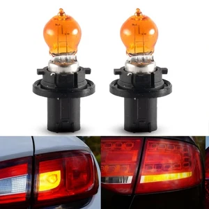 2Pcs Orange HPC16WY 12271 16W Rear Turn Signal Light Replacement Stock Bulb Lamp - Picture 1 of 4