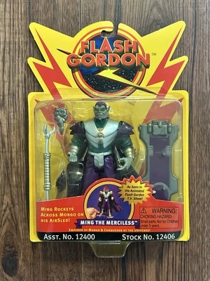 Figura de acción de colección Flash Gordon Ming The Merciless 1996 Playmates nueva Foto 1 de 4