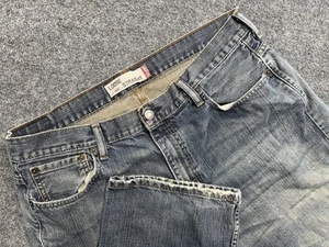 Levi's 569 Jeans Herren 36x30 Blau Loose Straight Fit Medium Wash Faded Grunge - Bild 1 von 9