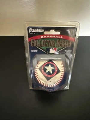 Rare Vintage TEXAS RANGERS SOFT STRIKE BASE BALL FRANKLIN COLLECTOR SERIES - - Image 1 of 4