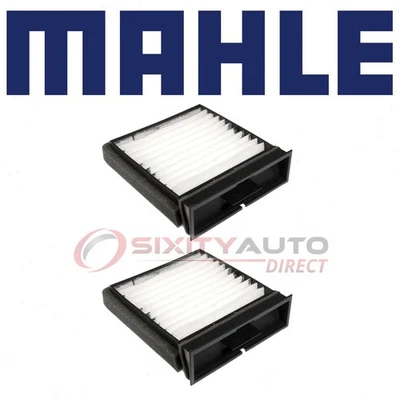 2 pc MAHLE Cabin Air Filter for 2009-2010 BMW 535i xDrive - HVAC Heating fh Foto 1 de 4