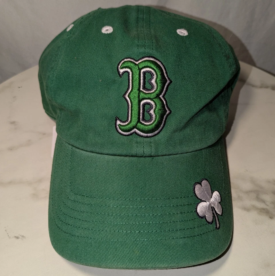 Бейсболка регулируемая сзади Green Boston Red Sox. '47Brand подлинный товар - Изображение 1 из 4
