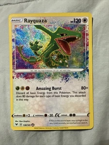 Rayquaza Amazing Rare SWSH04: Vivid Voltage 138/185 NM - Picture 1 of 2