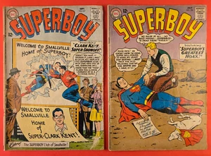 SUPERBOY #106 #107 Silver Age *2 BÜCHER LOT* (Low Grade Bundle) DC COMICS 1963 - Bild 1 von 4