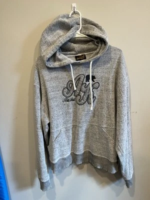 Sudadera con Capucha Vintage Años 90 Renegade Club Alaska Talla M Gris Foto 1 de 4