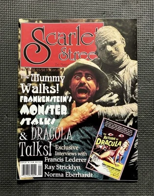 Scarlet Street Magazine #35 Mummy Frankenstein Dracula Horror Interviews 1999 - Image 1 of 3