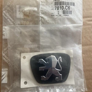 Logo Badge Emblem Sign 206 PEUGEOT Rear Original 7810.C6 New - Picture 1 of 3