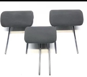Juego reposacabezas asiento tela gris centro trasero izquierdo derecho Honda Fit 2009-2010 🚀 - Imagen 1 de 3