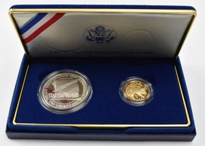 1987 US Mint Constitution Coins 2-Coin Proof Set PH602 - Picture 1 of 2