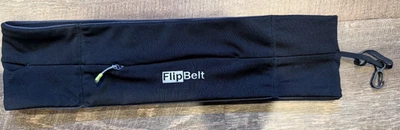 Cinturón Flipbelt Caminar Correr Negro Reflectante Logo FlipBelt GRANDE Foto 1 de 4