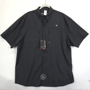 Ariat Tek Hemd Herren XL schwarz Ventek Utility leicht Stretch Performance - Bild 1 von 14