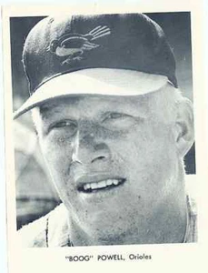Foto emitida por el equipo Baltimore Orioles 1964 B. Powell EX - Imagen 1 de 1