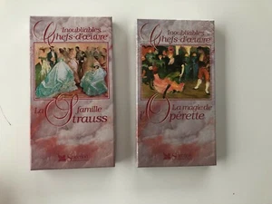 Inoubliables chefs d'œuvre famille Strauss/magie opérette k7 cassette NEUF - Imagen 1 de 3