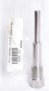Trerice Bimetal Thermowell 316 SS 6" x 3/4" NPT Insertion Length 4.5" 1EVF3 - Picture 1 of 5