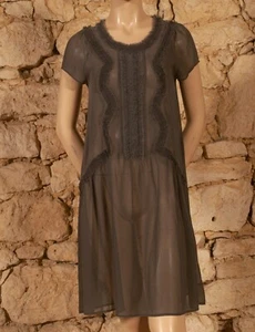 'COP COPINE' VINTAGE SUMMER MESH DRESS UK 8 / US 4 / FR 36 - Picture 1 of 7