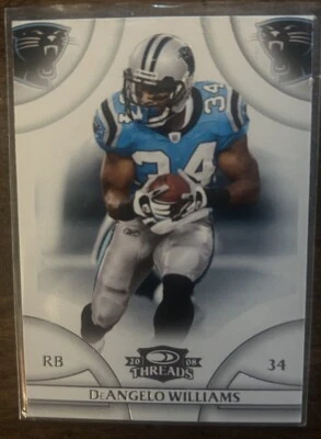 2008 Donruss Threads DeAngelo Williams Carolina Panthers #112 - Image 1 of 2