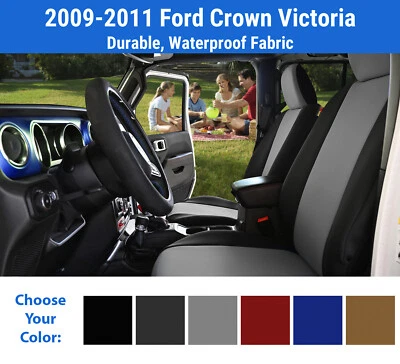 Fundas de asiento de neopreno originales para Ford Crown Victoria 2009-2011 Foto 1 de 4