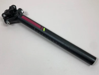 New Promax SP-270 Seatpost 27.2mm 300mm Micro Adjust Seat Post Black Red Green - Image 1 of 2